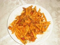 RUSTIC PENNE WITH CHICKEN AND SAUSAGE